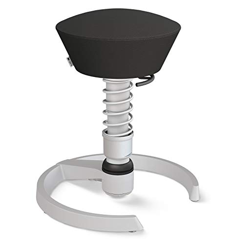 aeris Swopper New Edition Ergonomischer Hocker mit Schwingeffekt – Dynamischer Bürostuhl für einen gesunden Rücken – Vielseitiger Bürohocker und Sitztrainer – 45-59 cm Sitzhöhe