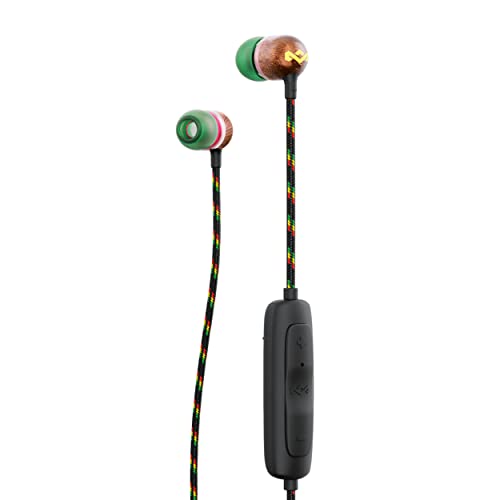 House of Marley Smile Jamaika Wireless 2 In-Ear-Kopfhörer - Geräuschisolierende Bluetooth-Kopfhörer, 9 Stunden Spielzeit, Schnellladegerät, IPX-4 wasserdicht, Mikrofon, FSC-zertifiziertes Holz -Copper