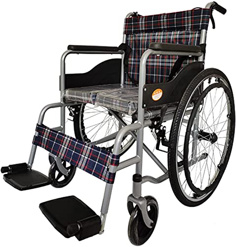 Manueller Sportrollstuhl, bequemer Rollstuhl, tragbarer Aluminium-faltbarer manueller Rollstuhl, behinderter älterer Scooter Walker