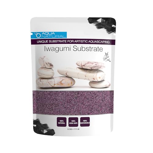 Aqua Natural Iwagumi Sand - Granat 3,5 kg - Ultra Premium Substrat für Aquascaping, Aquarien, Vivarien und Terrarien