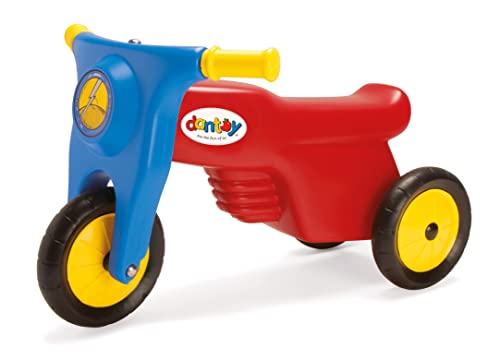 Dantoy - Klassiker - Mehrfarbig - Racer kinderfahrzeug - Laufrad ab 3 Jahre - Balance Bike - Motorisiertes Spielzeug - Kinder Scooter mit 3 Räder - Nordische Umweltzeichen - Produziert in Dänemark