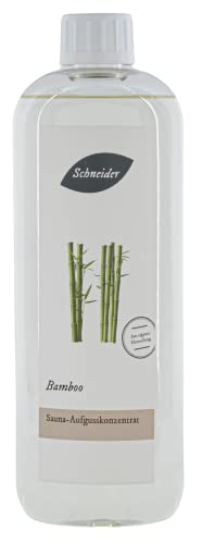 Saunabedarf Schneider - Aufgusskonzentrat Bamboo - belebend-frischer Saunaaufguss - 1000ml Inhalt