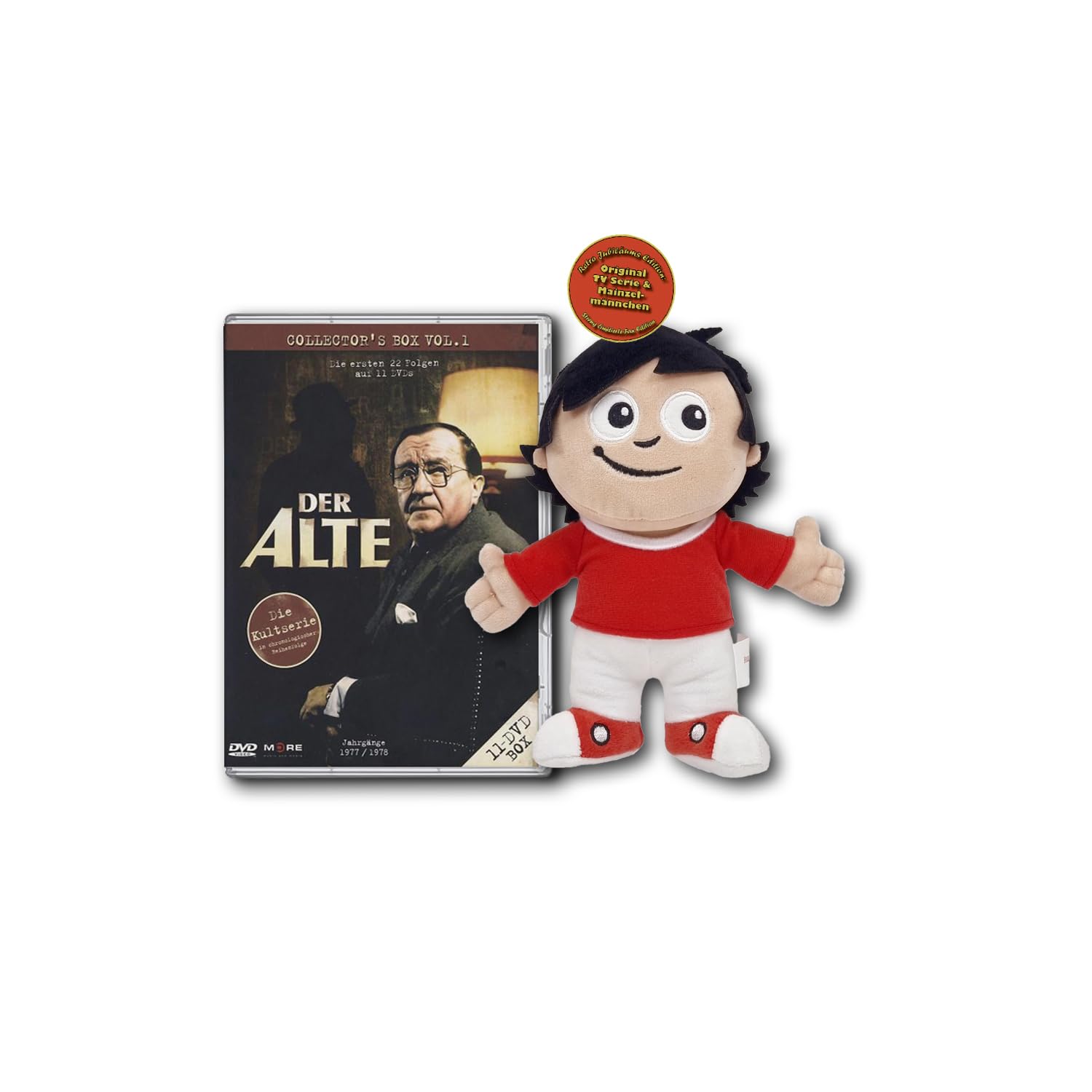 Der Alte - Collector's Box Vol. 01 / Die Folgen 01 - 22 der ZDF Kultserie auf 11 DVDs / limitierte Auflage inklusive Mainzelmännchen