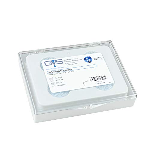 GVS Filter Technology, Filter Disc, NY Membran, 1.2µm, 25mm, 100/pk