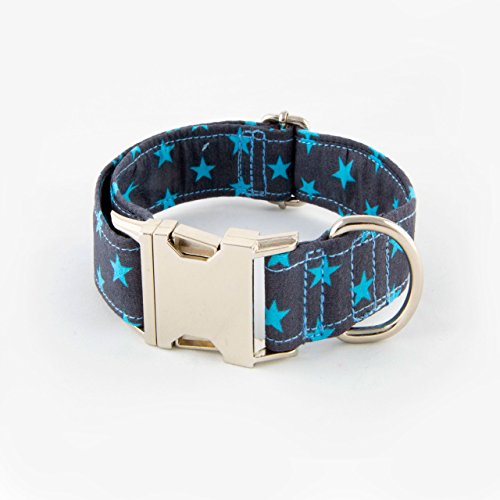 Galguita Amelie 0634438113317 Halsband für Hunde LIC Star, S, blau