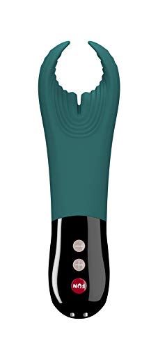 Fun Factory MANTA - Silikon Männervibrator für Paare, Sexspielzeug zum Masturbieren, 12 Stufen, flexibles Silikon (schwarz)