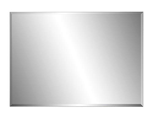 Spiegel - weiß - 85 cm - 60 cm - 2 cm - Schränke > Badschränke > Badezimmerspiegel - Möbel Kraft