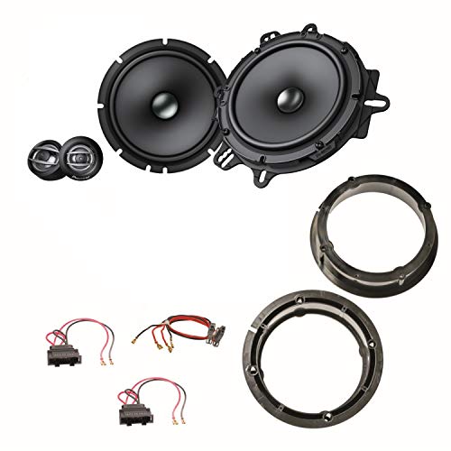 Pioneer TS-A1600C Lautsprecher System 16,5 cm vorne Einbauset für Golf 4 Bora