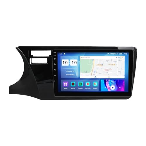 Android 12 Autoradio Stereo Für Honda City 2014-2017 9 Zoll HD Touchscreen Unterstützung Carplay Android Auto Mit GPS Navigation Rückfahrkamera + Lenkradsteuerung (Size : M700S - 8 Core 8+128G 4G+WIF