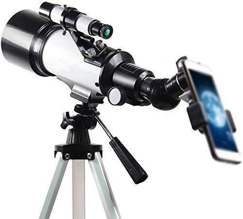Telescope Telescope Telescopes for Adult 70mm Aperture 400mm Astronomical Refracting Telescope Prism Lens Telescope for Astronomy with Phone Adapter and Tripod for Observe The Moon YangRy
