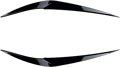 Auto Scheinwerfer Augenbraue Augenlider Aufkleber Trim Abdeckung für BMW X1 F48 F49,Scheinwerfer Augenlid Trim,A/Gloss Black