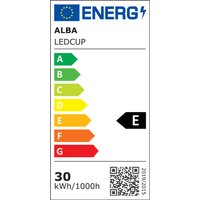 ALBA LED-Stehleuchte , LEDCUP, , weiß