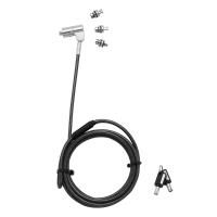 DICOTA Universal Security Cable Lock 3-fach austauschbarer Kopfmechanismus fü...