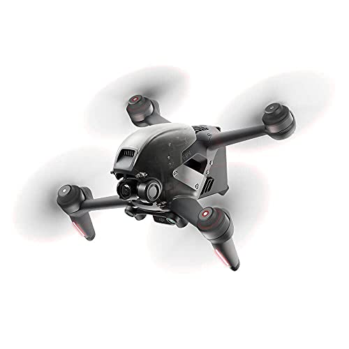 DJI FPV - Drohne mit Augmented Reality System, 4K/60fps Video, Super Wide Angle FOV 150°, Rocksteady Stabilisierung, Übertragung bis zu 6km, 3 Flugmodi, Virtual Flight App, EU Stecker