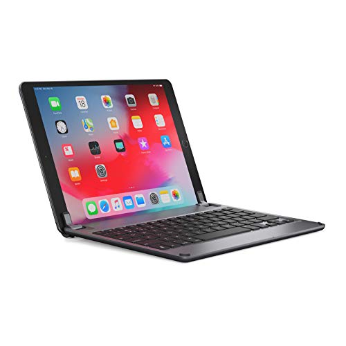 BRYDGE 10.5, Hochwertige Bluetooth Tastatur aus Aluminium, deutsches Layout QWERTZ, für das iPad Pro 10.5, space grau