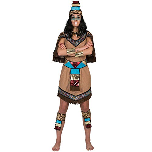 Kostüm Azteke Herr Inyan Größe 56/58 Herrenkostüm Mexiko Ethno Nationen Südamerika Inka Völker Pierro's Kostüm