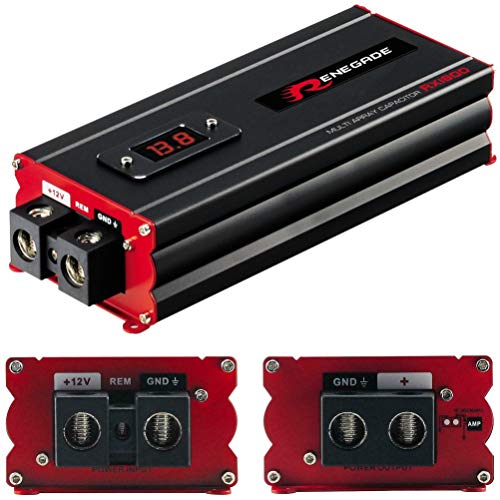 RENEGADE RX1800 Power Cap car Audio kondensator 18 Farad für systeme bis 18000 watt rms 1 2 3 4 5 10 Auto kondensator spl schwarz, 1 stück