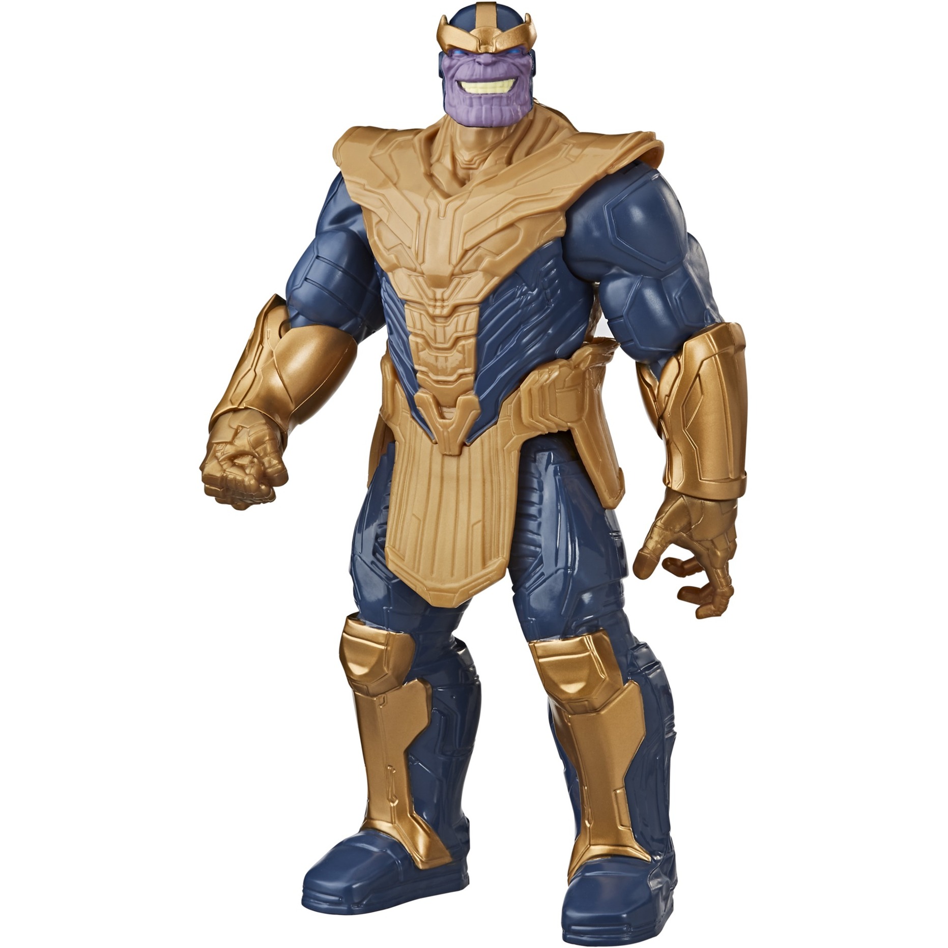 Hasbro Marvel Avengers Titan Hero Serie Blast Gear Deluxe Thanos Action-Figur, 30 cm großes Spielzeug, inspiriert durch die Marvel Comics, Für Kinder ab 4 Jahren
