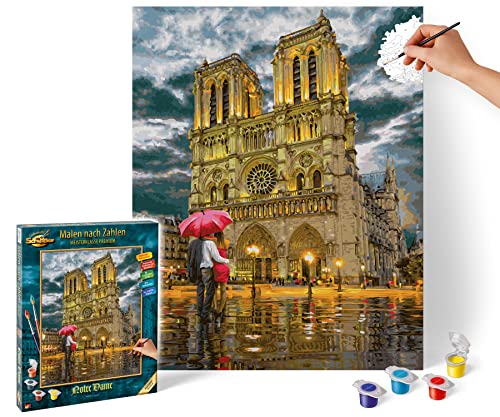 Schipper 609130817 Malen nach Zahlen-Notre Dame, 40 x 50 cm