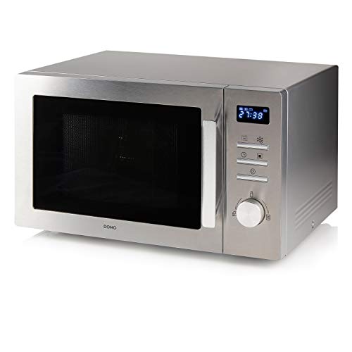 DOMO DO2334CG Mikrowelle Silber 800 W Timerfunktion, Grillfunktion