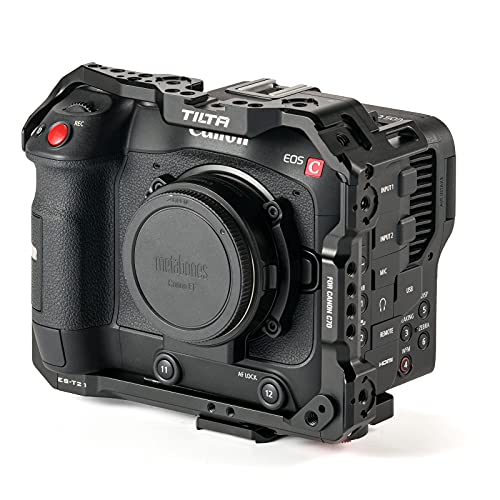 TILTA TA-T12-FCC-B Full Camera Cage Kamerakäfig für Canon eos C70 Camera Rig Black
