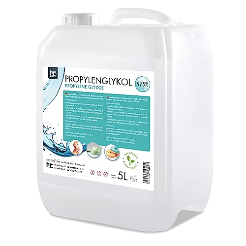 5 L Propylenglykol 99,5% Lebensmittelqualität & Pharmaqualität E1520 Propylenglycol 1,2-Propandiol Monopropylenglykol