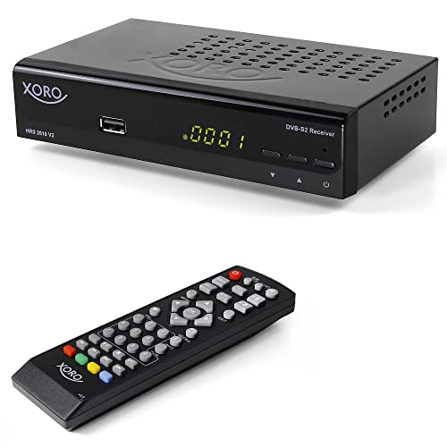 Xoro HRS 2610 Digitaler Satellitenreceiver (HDMI, SCART, USB 2.0, LAN, Unicable) schwarz