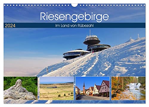 Riesengebirge - Im Land von Rübezahl (Wandkalender 2024 DIN A3 quer), CALVENDO Monatskalender
