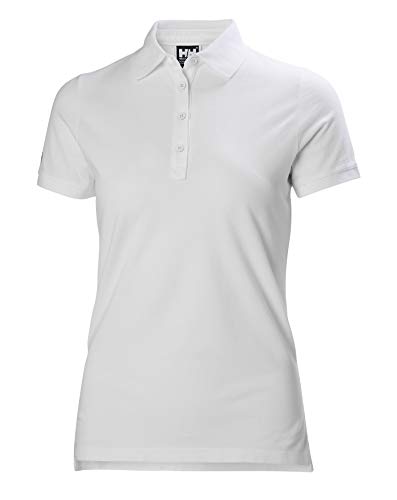 Helly Hansen Damen Crew Pique 2 Polo Hemd, White, XS