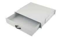 Digitus 19" Serverschrank Schublade für Tastaturen & Dokumente 2HE RAL7035 gr...
