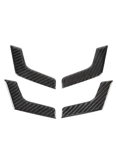 Auto Türgriff Für Benz Für W204 Carbon Faser Dekoration Rahmen Abdeckung Innenleisten 4 PCS Auto Tür Inner Griff Panel Auto Ersatz Türgriff Innen