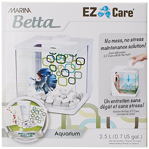 Marina Betta EZ Care Aquarium, Weiß