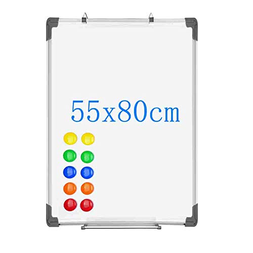 S SIENOC Whiteboard Magnetwand mit Alurahmen Magnetisch Whiteboard und Magnettafel Wei? lackiert