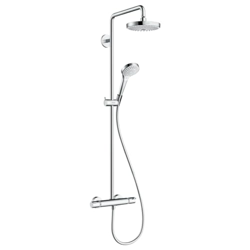 Hansgrohe showerpipe duschsystem croma select s 180 weiß/chrom, 27253400