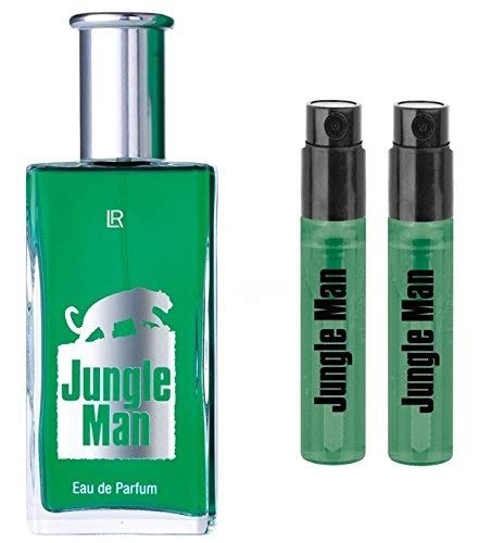 LR Jungle Man Eau de Parfum 50ml und 2 x Vapos Jungle Man EdP für unterwegs