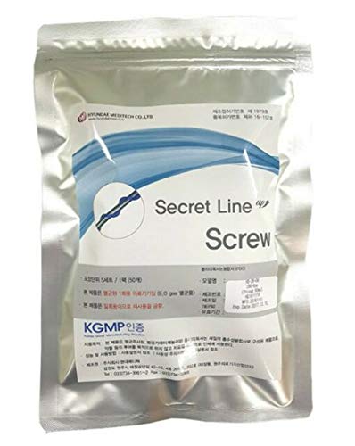 Luxx Secret Line PDO Thread Lifting/Face & Whole Body/Screw Type/No Cog/20Pcs/Korea Made (25G50mm)
