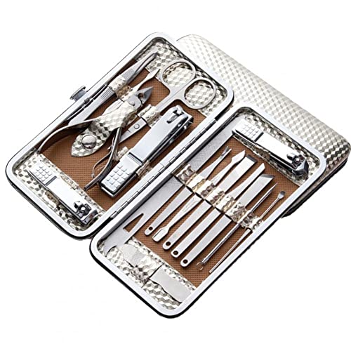 1 Set Sicheres Maniküre-Set Einfarbig Nagelschere Werkzeug Tragbar Kompakt Praktisches Trimmer-Nagelpflege-Set,P