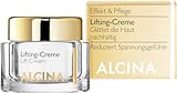 3er Alcina E Lifting-Creme Gesichts Pflegecreme mit Hyaluronsäure für eine glatte Haut mindert sichtbar Fältchen für eine straffe Haut je 50 ml = 150 ml