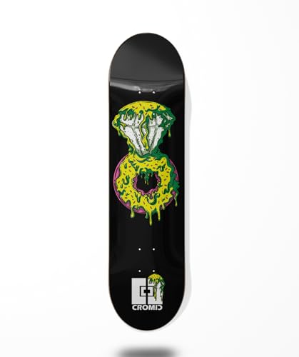 Cromic Skateboard Skateboard Deck Donat Yellow 8.375