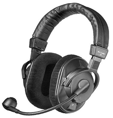 Beyerdynamic dt-290-mkii-200–250 Headset mit Dynamisches Hyperkardioid Mikrofon für Rundfunk Anwendungen, 250 Ohm