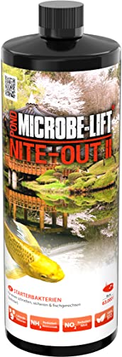 MICROBE-LIFT Pond Nite-Out II - Starterbakterien für jeden Teich, für schnellen & sicheren Fischbesatz, (946 ml)