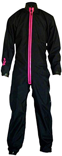 Dry Fashion Unisex Trockenanzug SUP-Advance Segelanzug wasserdicht, Farbe:Schwarz/Pink, Größe:L