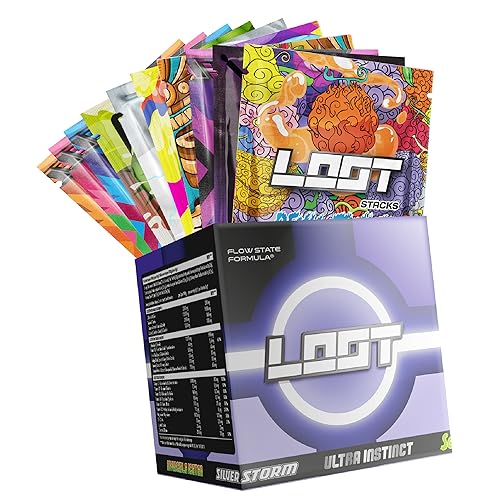 LOOT® Game Booster Probier-Set für Gamer | Gaming Booster mit Koffein, Pflanzenextrakten, Vitaminen für mehr Konzentration & Fokus | 20 Proben enthalten | mit Flow-State® Formel | 10 Geschmäcker