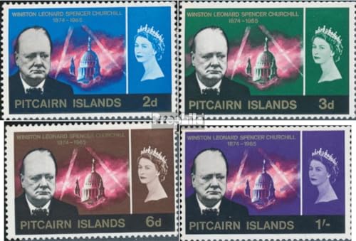 Prophila Collection Pitcairn 56-59 (kompl.Ausg.) postfrisch ** MNH 1966 Winston Spencer (Briefmarken für Sammler)