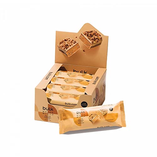 Bulk Macro Munch Proteinriegel, Salted Caramel, 62 g, Box mit 12 Riegeln