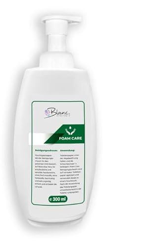 Blanc HYGIENIC Intim Reinigungs- und Pflegeschaum Foam Care, 12x 300 ml – Intimpflege, dermatologisch getestet, für alle Hauttypen, ergiebig im Mini Fix-System, ca. 9.600 Anwendungen