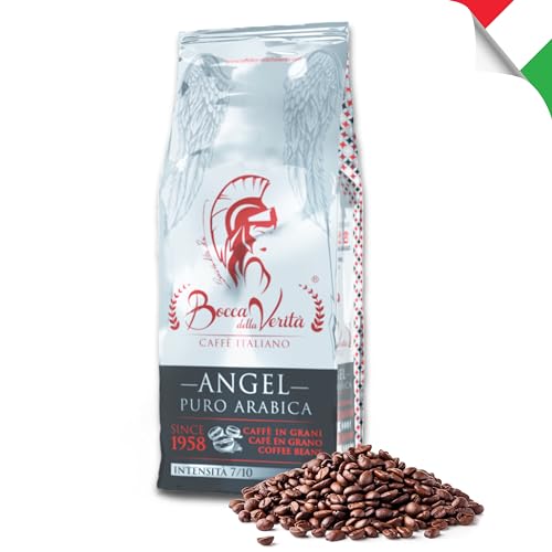 Caffè Italiano Bocca Della Verità Kaffeebohnen Geröstet 100% ARABICA - Pack mit 1 KG