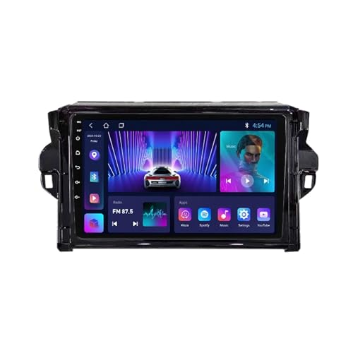 Android 11 Autoradio Für Toyota Fortuner 2015-2020 9 Zoll Touchscreen Autoradio Mit GPS Navigation Unterstützt Wireless CarPlay Android Auto/HiFi/WiFi/Lenkradsteuerung + Rückfahrkamera (Size : M150S