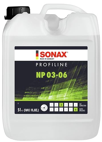 SONAX PROFILINE NP 03-06 (1 Liter) zum professionellen Polieren von matten und verkratzten Lacken. Silikonfrei | Art-Nr. 02085000