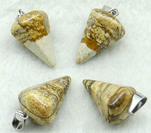 AMAZWI Steinschmuck Naturstein Quarzkristall Lapis Tigerauge Perlen Anhänger DIY Schmuckherstellung Halsketten 10 Stück, Nr. 9 Steinschmuck ZUOSHUAAYIN (Color : No.24)